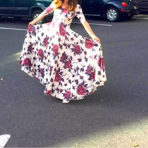 Free people first kiss maxi dress XS